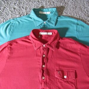 Criquet‎ Polo Shirt Mens L Lot Of 2 Performance Golf Designer Rugby Casual